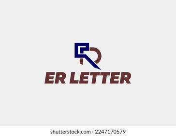 LOGO ER LETTER COMPANY NAME
