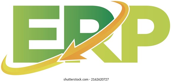 Logo ERP Vector illustration modern