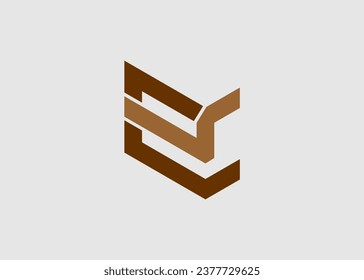 logo es letter company name