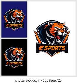 Logo esport animal template masculin