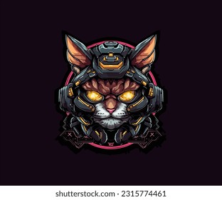 Logo Esport animal vector illustration