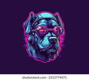 Logo Esport animal vector illustration