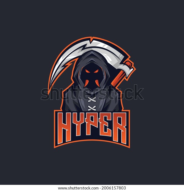 Logo Esport Illustration Hyper Killer Stock Vector (Royalty Free ...