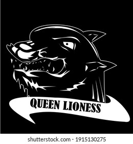 Logo Esport Queen Lioness Vector Stock Vector (Royalty Free) 1915130275 ...