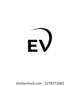 Logo ev initial ev vektor Vengeance grand galaxy brokers