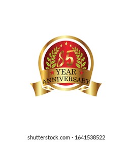 logo event anniversary 85 circle vector design