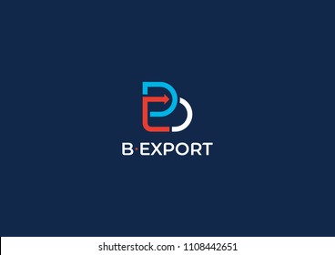 Logo for exporting and importing companies