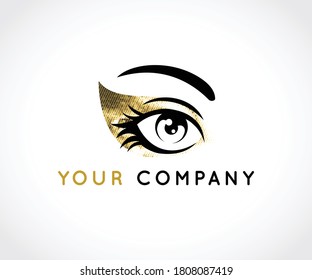 Logotipo Concepto Óptico Ver Visión