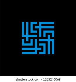logo F initial F symbol