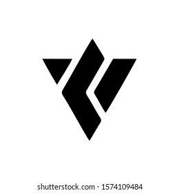 logo F simple vector modern creative