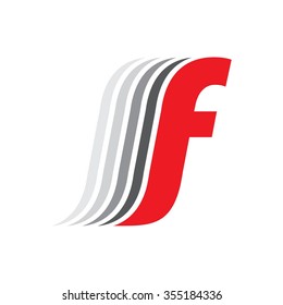 logo f logo vector.