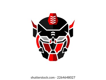 Logo Face Mask Robot Transformer Vectordesign Graphic