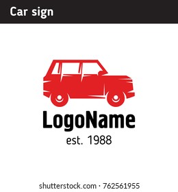 logo family car, red minivan