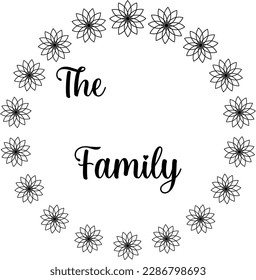 logo for the family, monogram family, wedding family