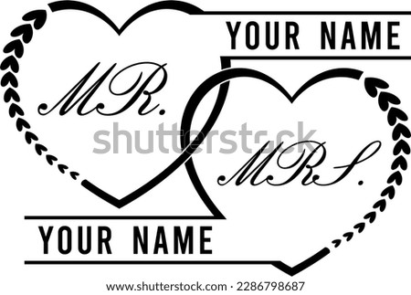 logo for the family, monogram family, wedding family