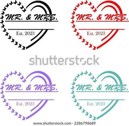 logo for the family, monogram family, wedding family