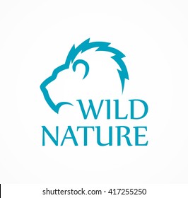 Logo for Fans of Wild Nature, Vector Illustration in style design