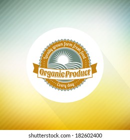logo farm sticker organic eco green approval mark of healthy healthful natural farm fresh aliment logo farm sticker organic segments scenery natural food earth market fresh sign wellness healthy marke