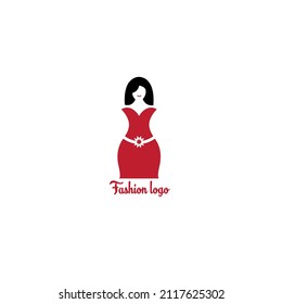 Logo Fashionvector Illustration White Background Stock Vector (Royalty ...