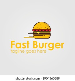 Logo Fast Burger Template Design