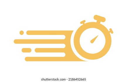 Logo for fast delivery. Isolated. Vector illustration.