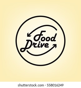 Logo fast food. Fast street food set.