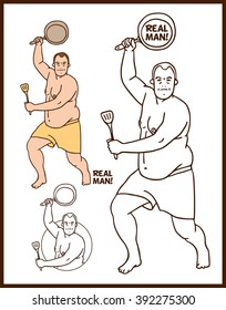 logo fat naked chef set