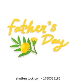 Logo Father's Day for card