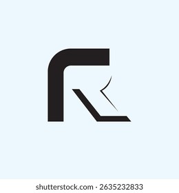 The logo features a bold, modern design centered around the letter "R." The letter is crafted with clean, sharp lines that convey professionalism and confidence.