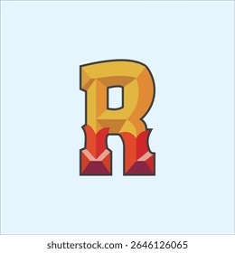 The logo features a bold, modern design centered around the letter "R." The letter is crafted with clean, sharp lines that convey professionalism and confidence.