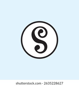 Das Logo zeigt ein kräftiges, stilisiertes "S", das Modernität und Eleganz ausstrahlt. Das Design nutzt saubere, fließende Linien, die ein Gefühl von Bewegung und Dynamik erzeugen, die Fortschritt und Innovation symbolisieren. 