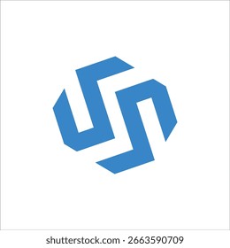 O logotipo apresenta um "S" arrojado e estilizado que exala modernidade e elegância. O design utiliza linhas limpas e fluidas que criam uma sensação de movimento e dinamismo, simbolizando progresso e inovação. 