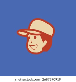 El logotipo presenta una cabeza de niño alegre, con un sombrero típico de los niños. Este diseño enfatiza un carácter juguetón, enérgico y amigable. Es adecuado como mascota o identidad visual para los niños