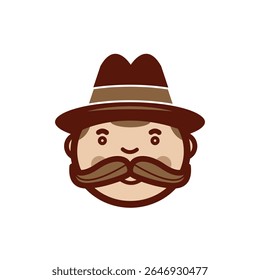 The logo features a cheerful farmer with a chubby face, symbolizing abundance and a friendly rural spirit
