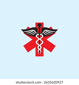 Das Logo zeichnet sich durch ein sauberes, modernes Design aus, das Gesundheit, Pflege und Vertrauen symbolisiert. Im Zentrum steht eine stilisierte Kreuz- oder Herzform für Mitgefühl und medizinische Kompetenz.