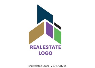 The logo features a clean and modern design that symbolizes trust, stability, and growth in the real estate industry. A sleek rooftop silhouette sits at the center.