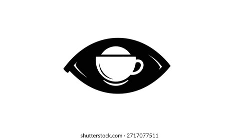 O logotipo apresenta uma xícara de café dentro de um olho, simbolizando um foco no café.