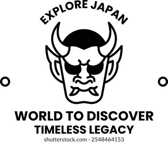 The logo features a demon with horns and a face