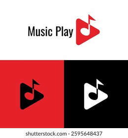 The logo features a play button combined with a musical note, symbolizing seamless music playback and entertainment. The design conveys a strong connection to karaoke, music streaming.