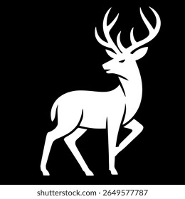 The logo features a silhouette of a deer in an alert position, with its head raised and ears erect. This design reflects alertness, sensitivity to the environment, and readiness to face threats.