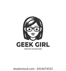 El logo presenta un diseño moderno y elegante, que simboliza el mundo de la tecnología, la innovación y la cultura "geek", perfectamente mezclado con un toque femenino.