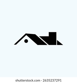 The logo features a sleek and modern design that embodies trust, stability, and professionalism. Central to the logo is an abstract depiction of a house or building, stylized with clean lines.
