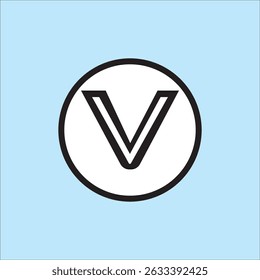 Le logo présente une représentation élégante et moderne de la lettre « V ». Il est conçu avec des lignes nettes et nettes qui transmettent un sentiment de force, de confiance et de précision. 