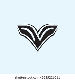 Le logo présente une représentation élégante et moderne de la lettre « V ». Il est conçu avec des lignes nettes et nettes qui transmettent un sentiment de force, de confiance et de précision. 
