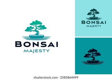 The logo features a striking bonsai tree, symbolizing tranquility and natural beauty. Ideal for a gardening, wellness, or home decor brand, it conveys serenity, balance. EPS Layered File