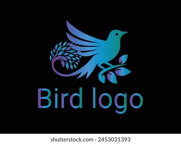 The logo features a stylized bird with gracefully curved wings, symbolizing freedom, elegance, and agility. The bird is depicted in mid-flight, with its wings spread wide.