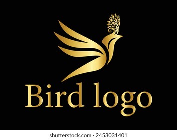 The logo features a stylized bird with gracefully curved wings, symbolizing freedom, elegance, and agility. The bird is depicted in mid-flight, with its wings spread wide.