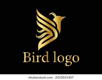 The logo features a stylized bird with gracefully curved wings, symbolizing freedom, elegance, and agility. The bird is depicted in mid-flight, with its wings spread wide.