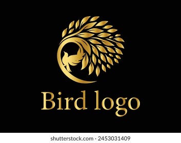 The logo features a stylized bird with gracefully curved wings, symbolizing freedom, elegance, and agility. The bird is depicted in mid-flight, with its wings spread wide.