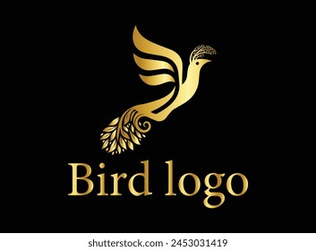 The logo features a stylized bird with gracefully curved wings, symbolizing freedom, elegance, and agility. The bird is depicted in mid-flight, with its wings spread wide.